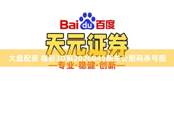 大盘配资 福彩3D第2026045期关公胆码杀号图